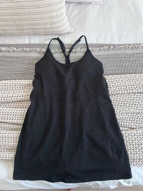 Black Racerback Athletic Dress
